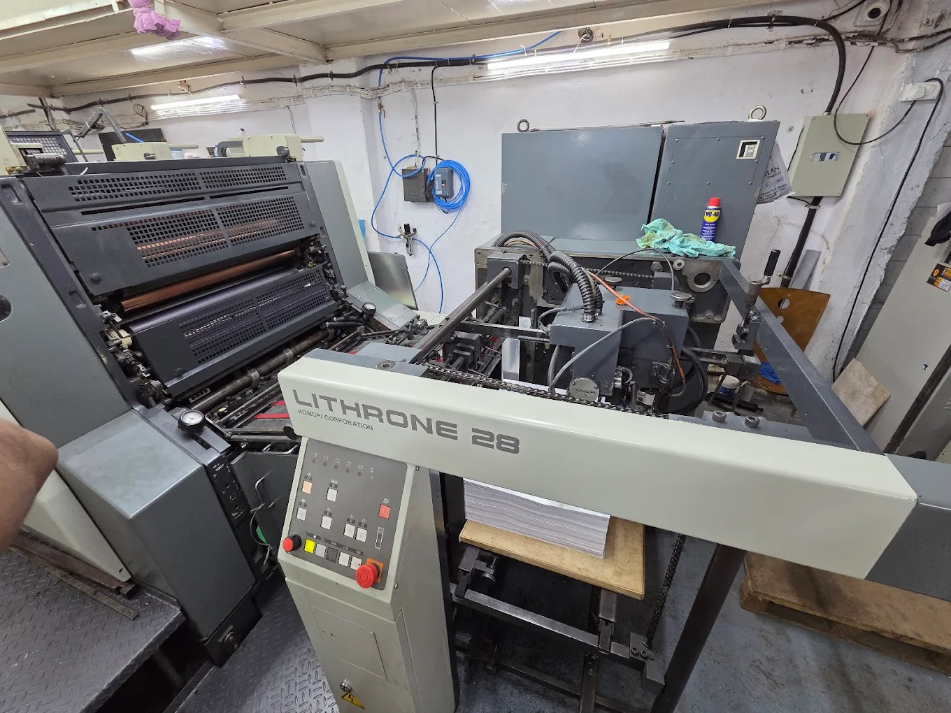 Komori Lithrone 428 20x28 Feeder